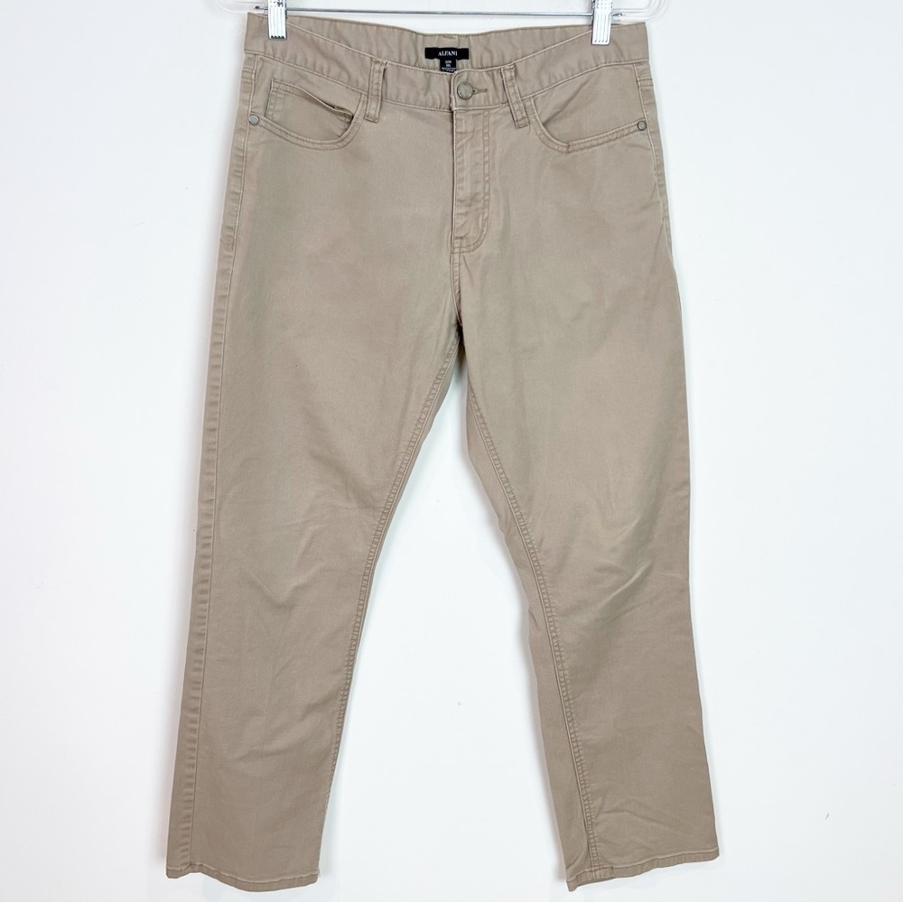 ALFANI TAN STRAIGHT LEG PANTS MENS SZ 32x30